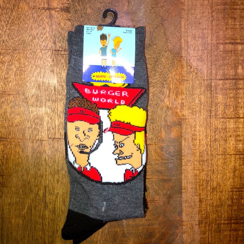 Beavis and Butthead Men’s crew socks